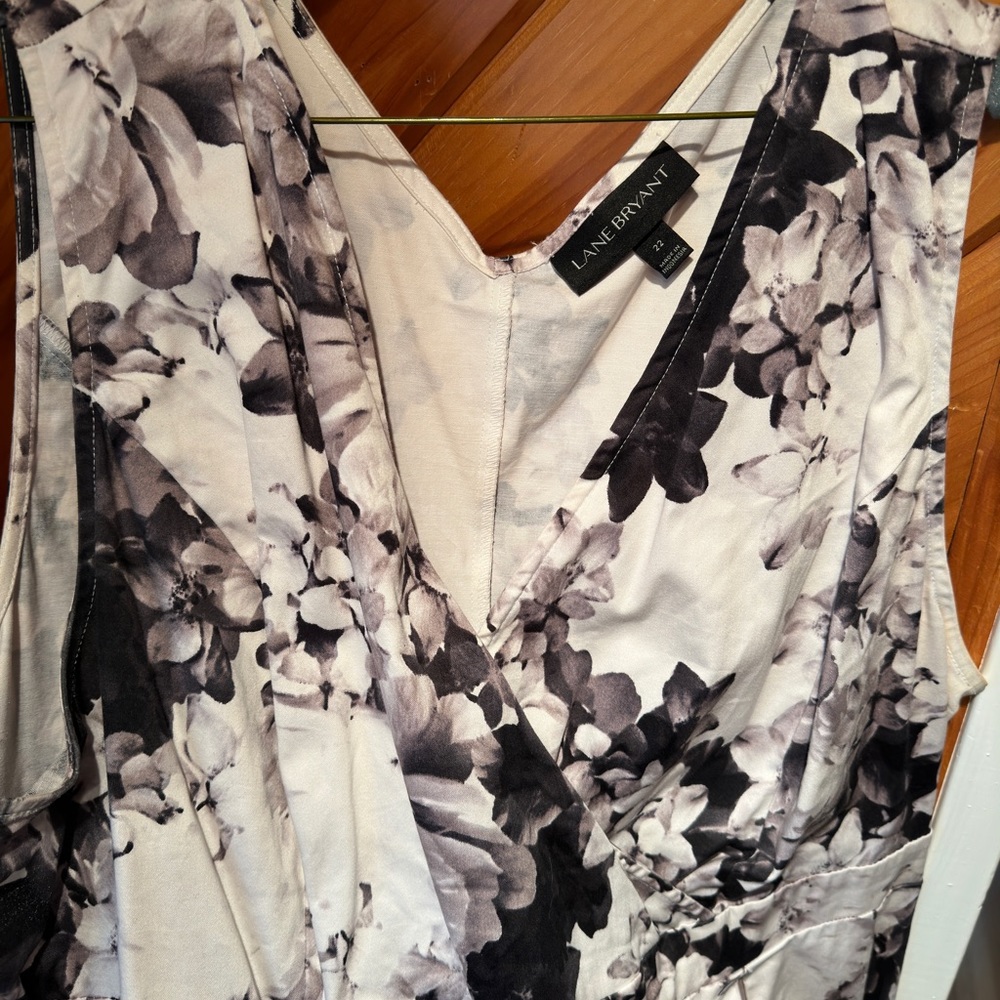 Lane Bryant Summer Knee Length Dress Size 22